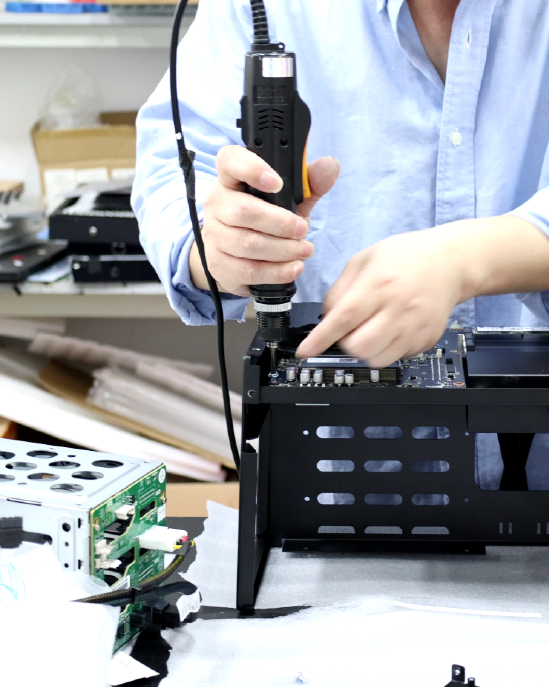 <p>Samples are ready, start test and debug with engineers and beta users.</p>